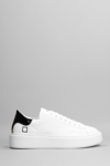 Date D. A.t. E. Woman Sneakers White Size 5.5 Leather In White