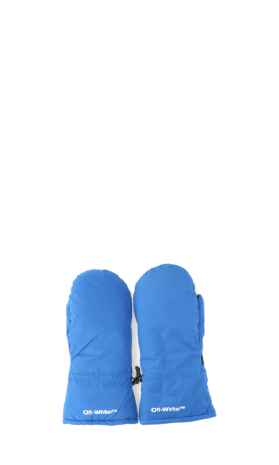 Off-white Gloves In Blu