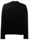 Jil Sander Black Crewneck Sweater In Black