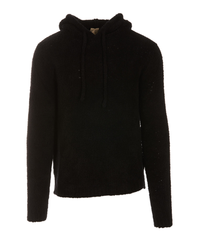 Ten C Hooded Sweater In Black