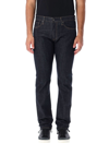 Levi's 501 Button-fly Stonewashed Jeans In Dark Stone In Dark Blu