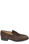 TOD'S SLIP-ON ALMOND-TOE LOAFERS TODS