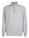 Brunello Cucinelli The Serafino Cashmere Pullover By Enjoys Craftsmanship In Grey