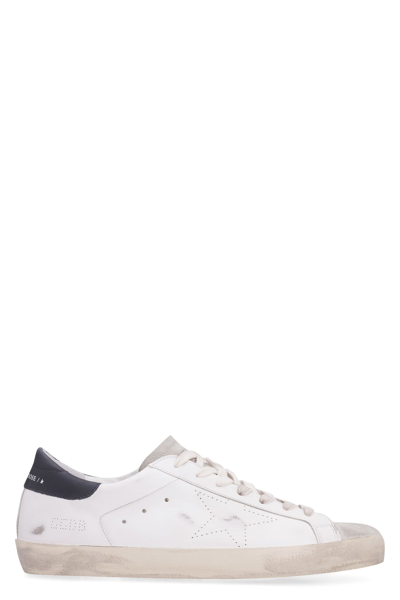Golden Goose Super-star Leather Low-top Sneakers In White