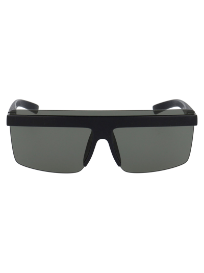 Mykita Mmcircle002 Sunglasses In 301 Md1 Pitch Black | Dyg Shield