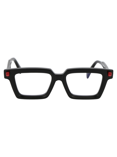 Kuboraum Mask Q2 - Black Shine Eyeglasses Glasses In Bst Black