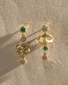 Fine Chimera Earrings In Gold