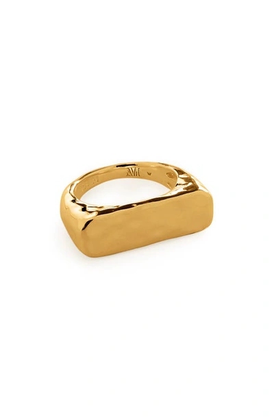 Monica Vinader Havana Ring In 18ct Gold On Sterling