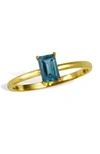 Savvy Cie Jewels 18k Gold Vemeil Birthstone Ring In Multi