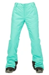 Billabong Malla Waterproof Recycled Polyester Snowboarding Pants In Seagreen
