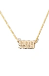 Child Of Wild Angel Energy Pendant Necklace In Gold - 9