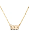 Child Of Wild Angel Energy Pendant Necklace In Gold - 6