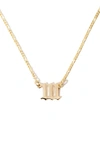 Child Of Wild Angel Energy Pendant Necklace In Gold - 1