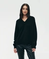 Naadam Super Luxe Cashmere V-neck Sweater In Black