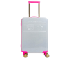 Chiara Ferragni Eyestar Silver Glitter Trolley In Silver
