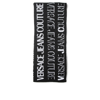 VERSACE JEANS COUTURE BLACK WHITE LOGO SCARF