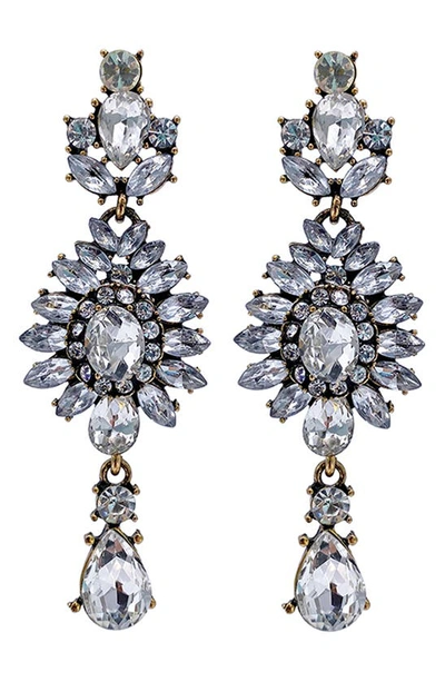 Adornia Crystal Drop Earrings In Multi