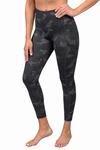 90 Degree By Reflex Lux Camo Side Pocket Leggings In Camo Black