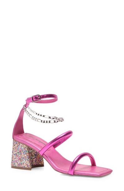 Free People Parker Chain Sandal In Pink