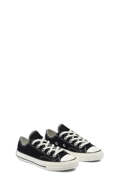 Converse Kids' Chuck Taylor® All Star® 70 Oxford Sneaker In Black/ Black/ Egret