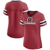Fanatics Branded Cardinal Arizona Cardinals Original State Lace-up T-shirt In Cardinal