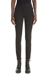 MONCLER STRETCH TWILL SKINNY PANTS