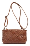 Day & Mood Mee Leather Crossbody Bag In Saddle