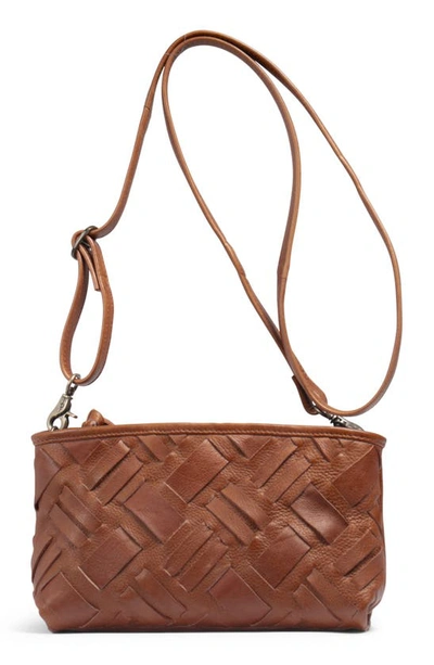 Day & Mood Mee Leather Crossbody Bag In Saddle