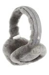 Ugg Genuine Dyed Shearling Single U Ear Muffs In Charcoal