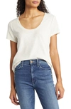 Tommy Bahama Ashby Isles Curve Hem T-shirt In Fresco Heather