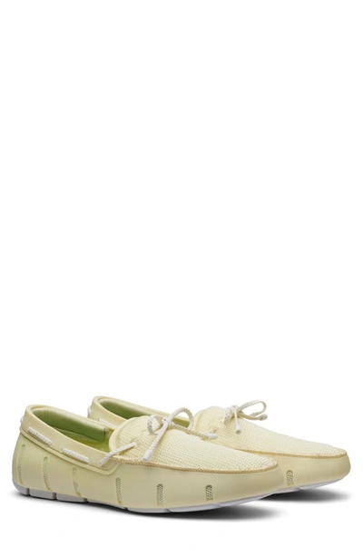 Swims Lace Loafer In Yellow/ White