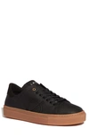 Loci Men's Nine Classic Vegan Low-top Sneakers In Black/black/gum