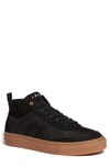 Loci Men's Ten Recycled Ocean Plastic Mid-top Sneakers In Black/black/gum