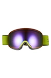 Smith Skyline 157mm Chromapop™ Snow Goggles In Algae Olive / Chromapop Violet