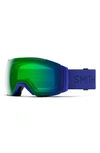 Smith I/o Mag™ 185mm Snow Goggles In Lapis / Chromapop Green Mirror