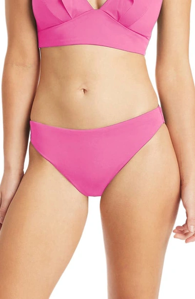 Sea Level Bikini Bottoms In Hot Pink