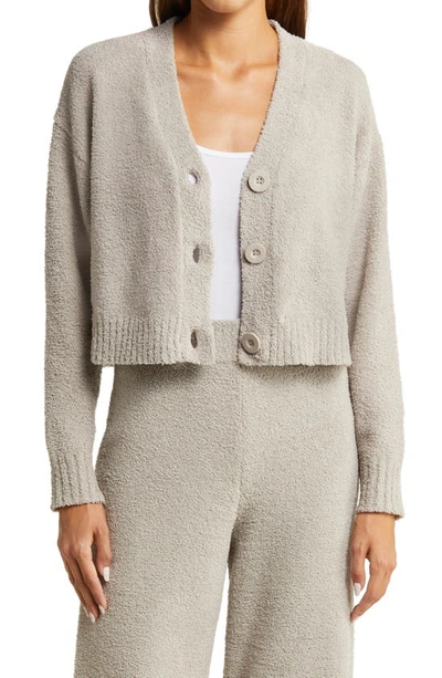 Ugg Nyomi Fuzzy Cardigan In Granite