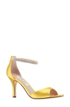 Nina Volanda Ankle Strap Sandal In Citron