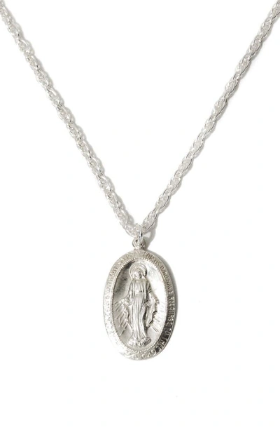 Child Of Wild The Mary Pendant Necklace In Silver
