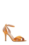 Nina Ankle Strap Sandal In Burnt Amber