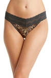 Natori Bliss Perfection Thong In Coal Leopard