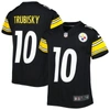 NIKE YOUTH NIKE MITCHELL TRUBISKY BLACK PITTSBURGH STEELERS GAME JERSEY