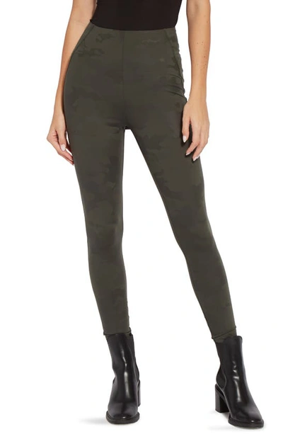 Lyssé Matilda Foil Leggings In Dark Cedar Camo