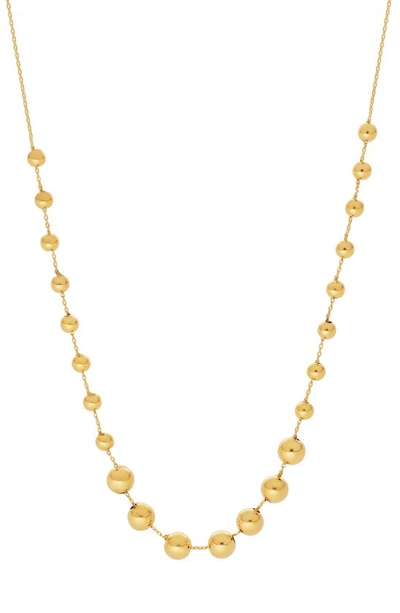 Bony Levy Mykonos 14k Gold Chunky Bead Chain Necklace In 14k Yellow Gold