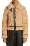 Stand Studio Audrey Faux Shearling Jacket In Nougat