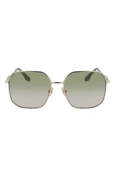 VICTORIA BECKHAM 58MM SQUARE SUNGLASSES