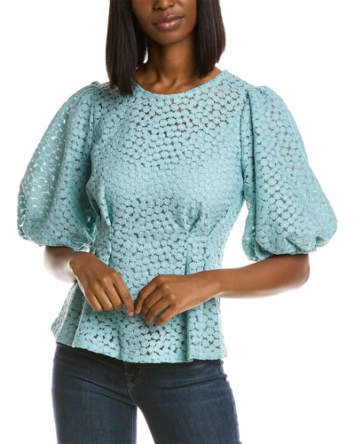 Gracia Flower Embroidered Top In Nocolor