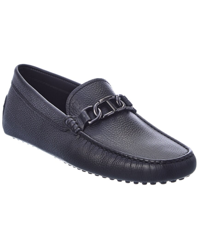 Tod's Tods New Gommini Leather Loafer In Grey