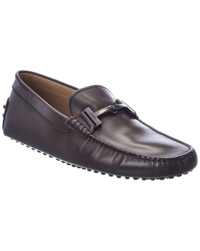 Tod's Tods Gommini Leather Loafer In Black