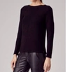 Sundays Carter Sweater In Black In Red